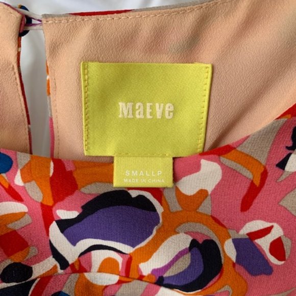 Maeve Vero Dress 100% Silk Anthropologie - Picture 6 of 6